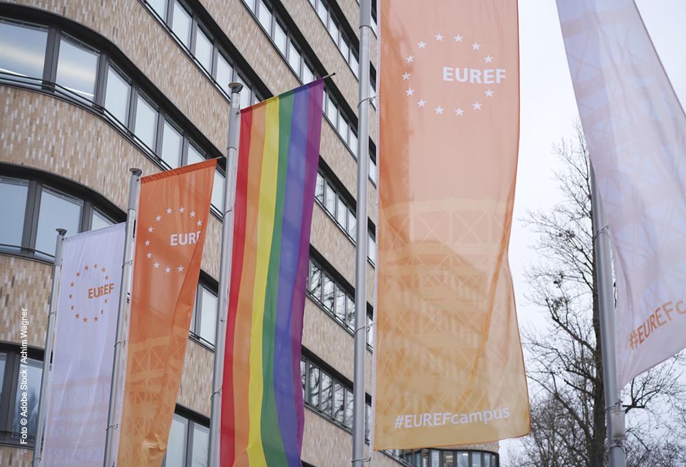 Der Euref-Campus in Berlin am 17.12.2021